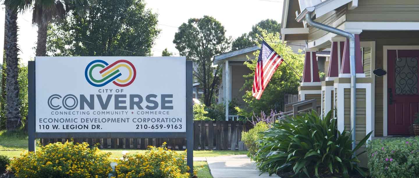 City of Converse, TX Economic Development Corporation sign